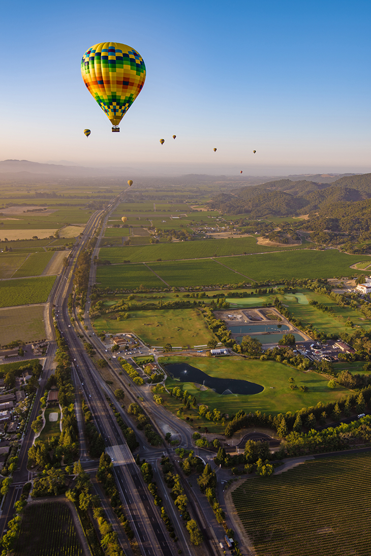 Napa Valley Hot Air Balloon. credit. bob mcClenahan.vist napa valley_webb